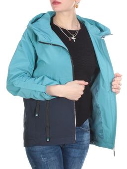 F2118 TURQUOISE Ветровка женская MAYYIYA (100% полиэстер) - Фабричный китай фото 8