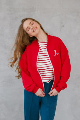Бомбер женский Lighthouse Red - Captain's mate фото 8