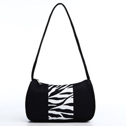 Сумка багет из текстиля, Зебра, 23*13*5 см - Nazamok фото 5