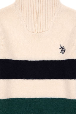 Кремовый свитер для мальчика Неожиданная скидка в корзине - U.s. polo assn фото 8
