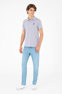 Мужская серая базовая футболка - U.s. polo assn фото 4