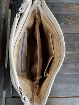 Женская сумка хобо из эко кожи 0012 Хаки - Kenguluna фото 6