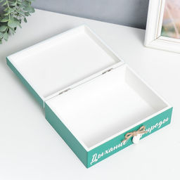 Шкатулка дерево "Веточки - Дыхание природы" 6,5х20х15 см