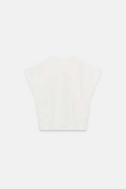 CAMISETA R?STICA ESCOTE PICO / Blanco roto