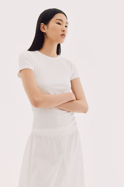 Camiseta en canale de mezcla de modal - H&m фото 2