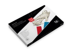 Аква-колор Изостудия Пластилин классический IZO-MC16 320 г ( в картонной упаковке ) 16 цв