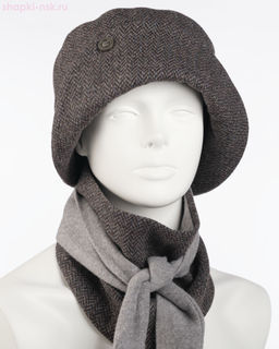 Ксения Комплект (шляпа+косынка) (57-59)