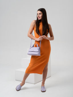 Сабо 5132.23663br.Лиловый+коричневый