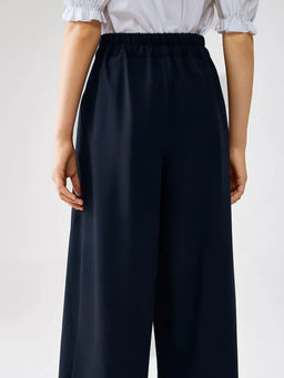 ACOOLA / Брюки детские для девочек Teacher черный-синий фото 10