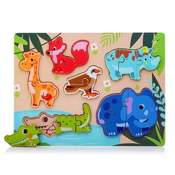 Пазл-вкладыш Удивительные животные