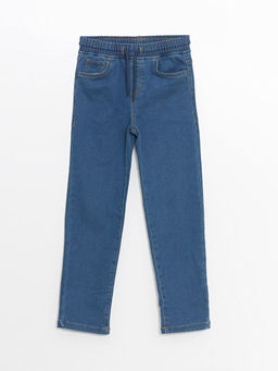 Beli Lastikli Slim Fit Erkek ?ocuk Jean Pantolon