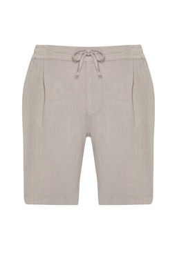 Tas %100 Keten Regular Fit Beli Lastikli Sort TMNSS24SR00050