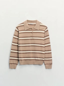 Джемпер из вискозы в полоску / Zarina  фото 7