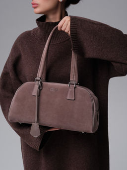 Замшевая сумка Charlotte DBR 31358 капучино