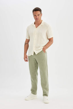 Yazl?k Jogger Pantolon Relax Fit Rahat Kesim Pamuklu Duz Paca - Defacto фото 3