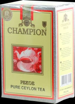 Champion. Pekoe черный 250 гр. карт.пачка РОССИЯ