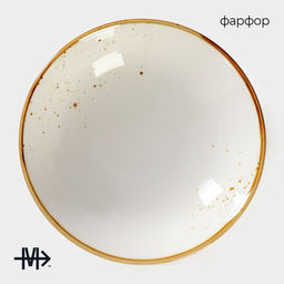 Салатник Magistro «Церера», 400 мл, d=16.5 см, фарфор, белый