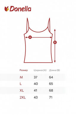 Женская майка Donella  фото 12