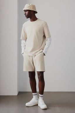 Pantalon corto en sudadera Regular Fit