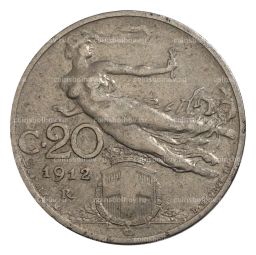 20 чентезимо 1912 года Италия