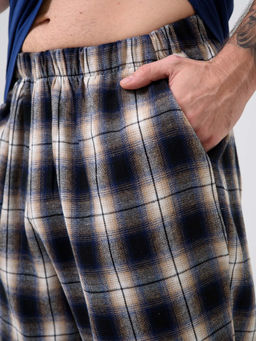 Пижама оптима Авангард хлопок с полиэстером синий фото 7