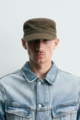 GORRA ALGOD?N LAVADO / Marr?n