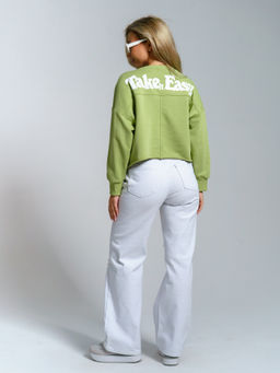 973 Свитшот "Салатовый"