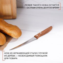 Нож кухонный Доляна Эльбрус, лезвие 12 см  фото 4