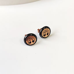 Серьги с керамикой