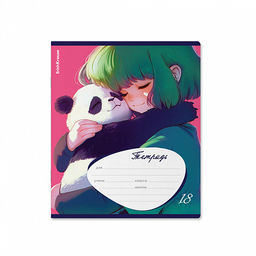 Цена за 10 шт. Тетрадь школьная ученическая ErichKrause Panda Hugs, 18 листов, клетка (в плёнке по 10 шт.)_MIX-PACK  фото 3