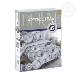 Постельное белье Дуновение Евро/Пододеяльник: 1 шт. - 215*200; Простыня: 1 шт. - 215*240; Наволочка: 2 шт. - 70*70; ЛЮКС