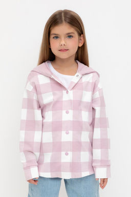 КР 302698-1/фламинго,клетка виши к541 рубашка для дев