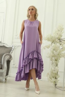 Платье П1-4983/6 Цвет:Сиреневый - Wisell фото 11