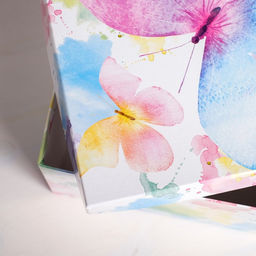 Набор подарочных коробок 3 в 1 Акварельные бабочки, 18 х 18 х 10 - 22 х 22 х 12 см - Дарите счастье фото 5