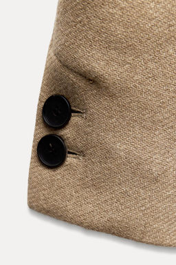 LONGLINE BELTED WOOL BLEND COAT - Zara фото 11