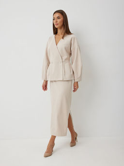 Юбка VN Fashion 1049 бежевый
