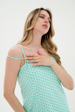 Ночная сорочка из кулирки Оливия звезда на ментоле - Амадэль фото 4