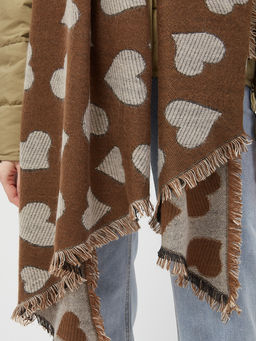 Теплый двусторонний палантин В составе шерсть - Tantino фото 6