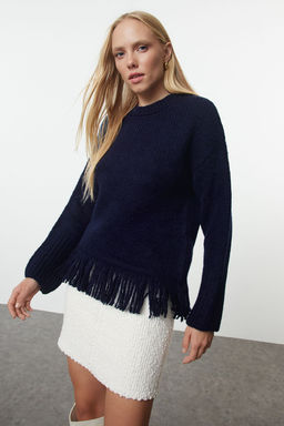 Tas Yumusak Dokulu Puskul Detayl? Triko Kazak TWOAW25KZ00063 - Trendyolmilla фото 11