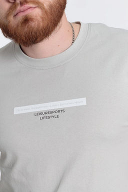 Футболка М122036Пе Серый - Елена фото 7