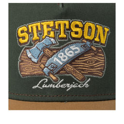 Бейсболка STETSON арт. 7761131K TRUCKER CAP LUMBERJACK (зеленый / светло-коричневый) фото 4
