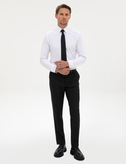 Beyaz Slim Fit Uzun Kollu Basic G_mlek - Pierre cardin фото 4