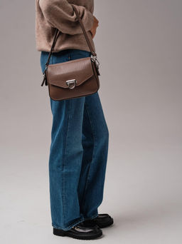 Женская сумка кросс-боди Azaro 3684 коричневый какао соло