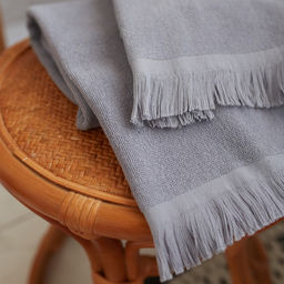 Полотенце махровое Love Life Fringe, 30х60 см, цвет серый, 100% хлопок, 380 гр/м2 - Lovelife фото 7