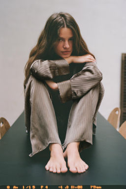 STRIPED PYJAMA BOTTOMS - Zara фото 15