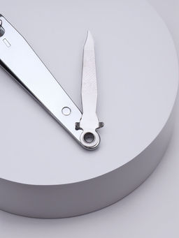 Цена за 12 шт. Кусачки книпсер педикюрные, с пилкой, 7 см, в коробке