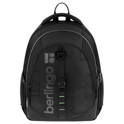 Рюкзак Berlingo NeoFlex "Cyber black" (BR-RM-202606) 37*29*17,5см, 3 отделения, 2 кармана, эргономичная спинка