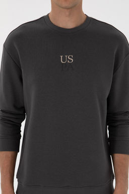 Erkek Antrasit Basic Sweatshirt Sepette S_rpriz _ndirim - U.s. polo assn фото 6