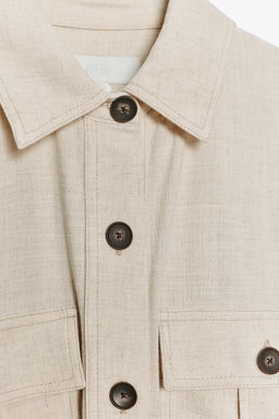 LONG WAISTCOAT WITH LINEN BELT