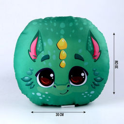 Подушка круглая Дракоша, зелёный - Mni mnu фото 2